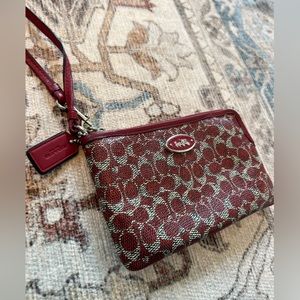 SOLD Coach Wristlet